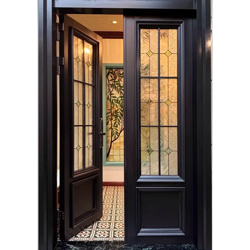 Portes de conception artistique en alliage d'aluminium