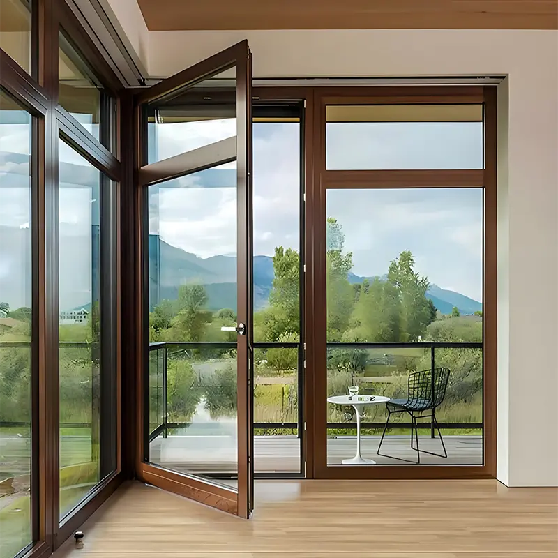 Portes système en alliage d'aluminium