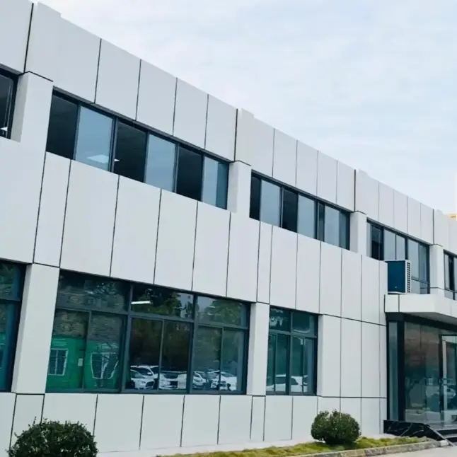 Murs rideaux à panneau unique en aluminium plat conventionnel