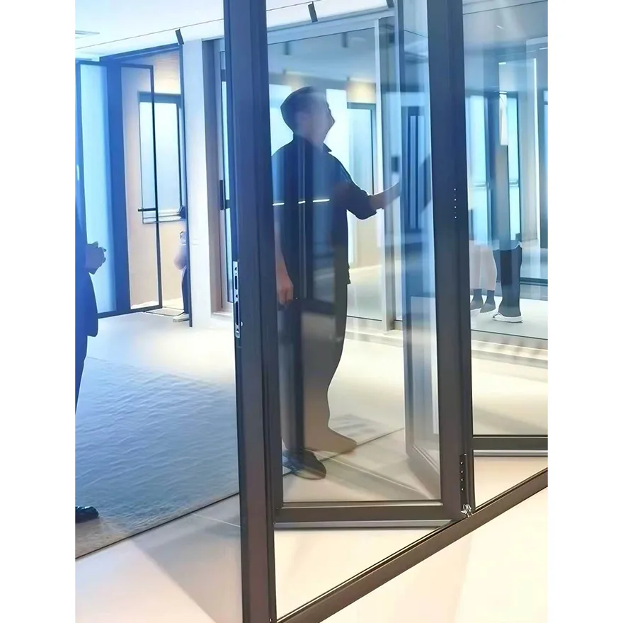 Porte levante-coulissante électrique en aluminium