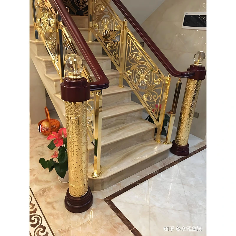 Aluminum Art Stair Railings