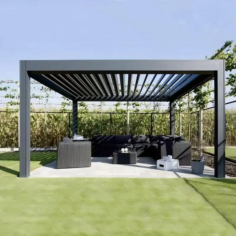 Gazebo rétractable manuel