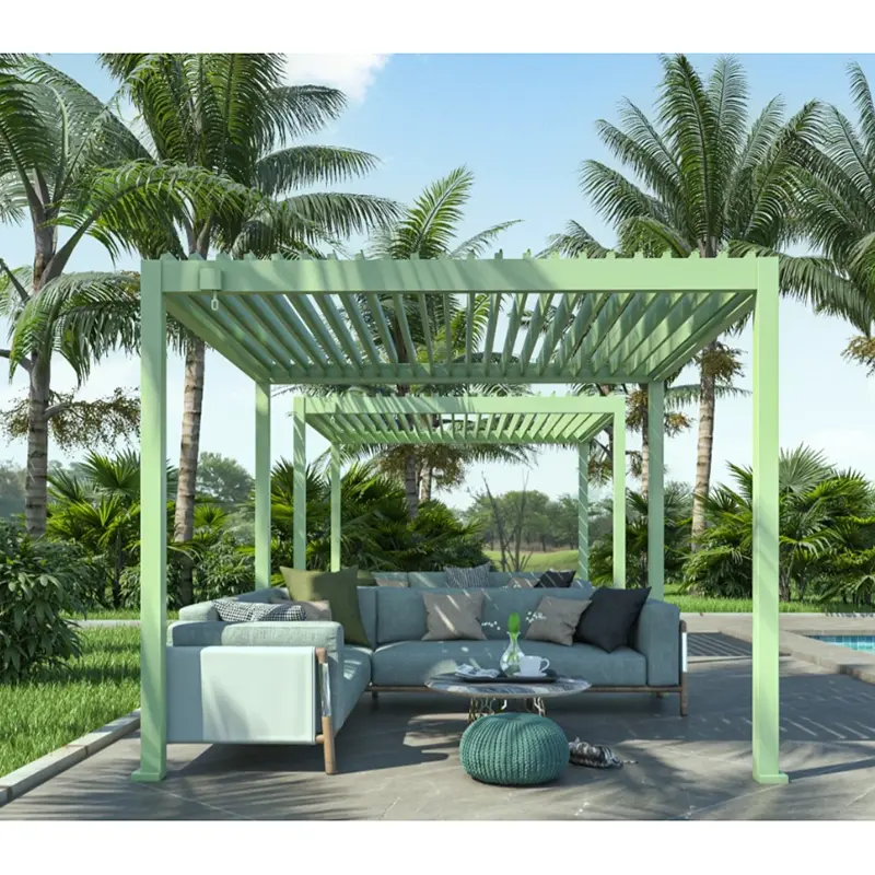 Gazebo rétractable manuel